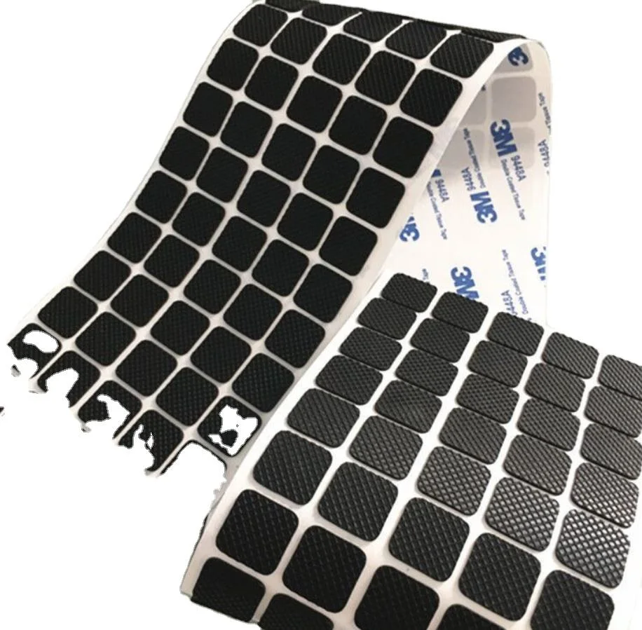 Pulom Kleefstof schokabsorberend antivibratie EPDM NBR SBR Nr Silicone rubber pad 4